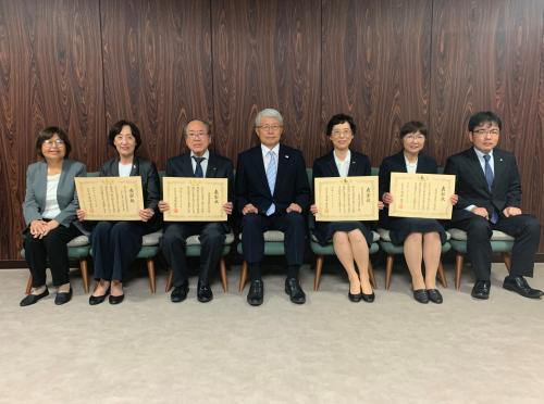 食育表彰式集合写真