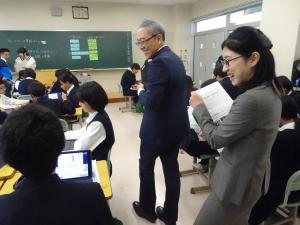 学校訪問のようす１