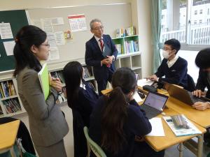 学校訪問のようす４