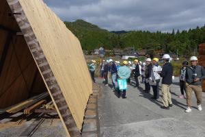 製材工場の視察