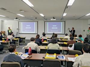 訓練挨拶(東広島市)