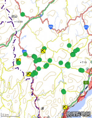 被災箇所位置図