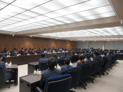 松柏学園・大志万学院表敬訪問