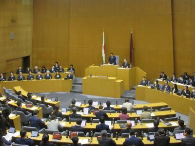 ２月定例会開会