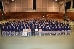 高美が丘中学校_表彰式1