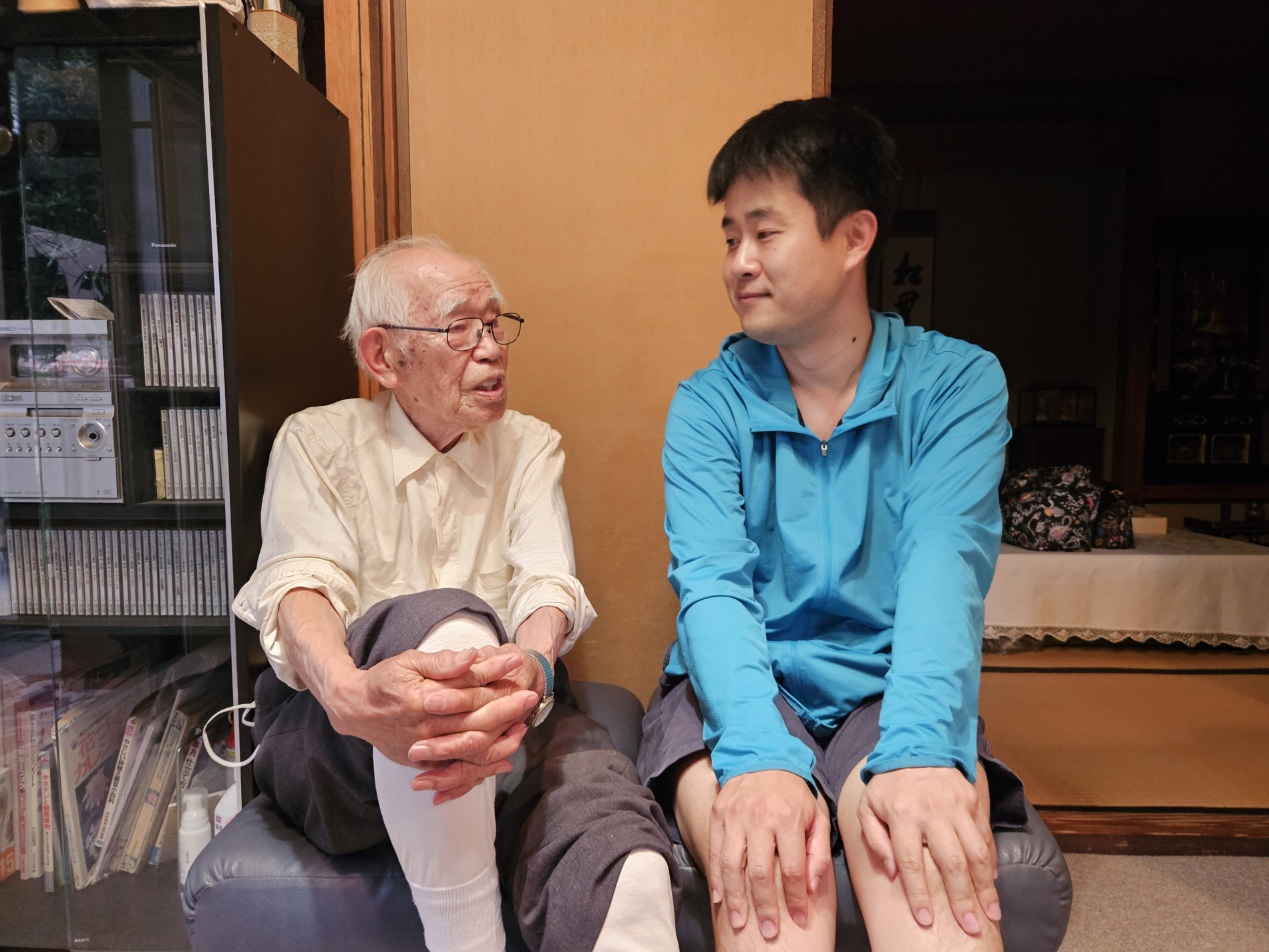 おじいちゃんと尾形さん