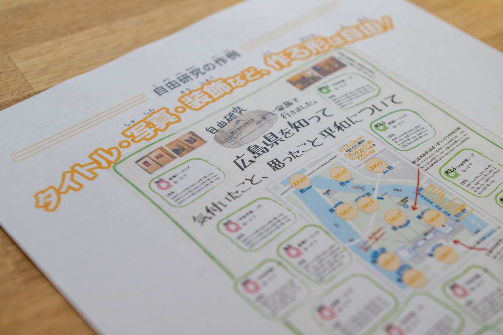 自由研究の作例