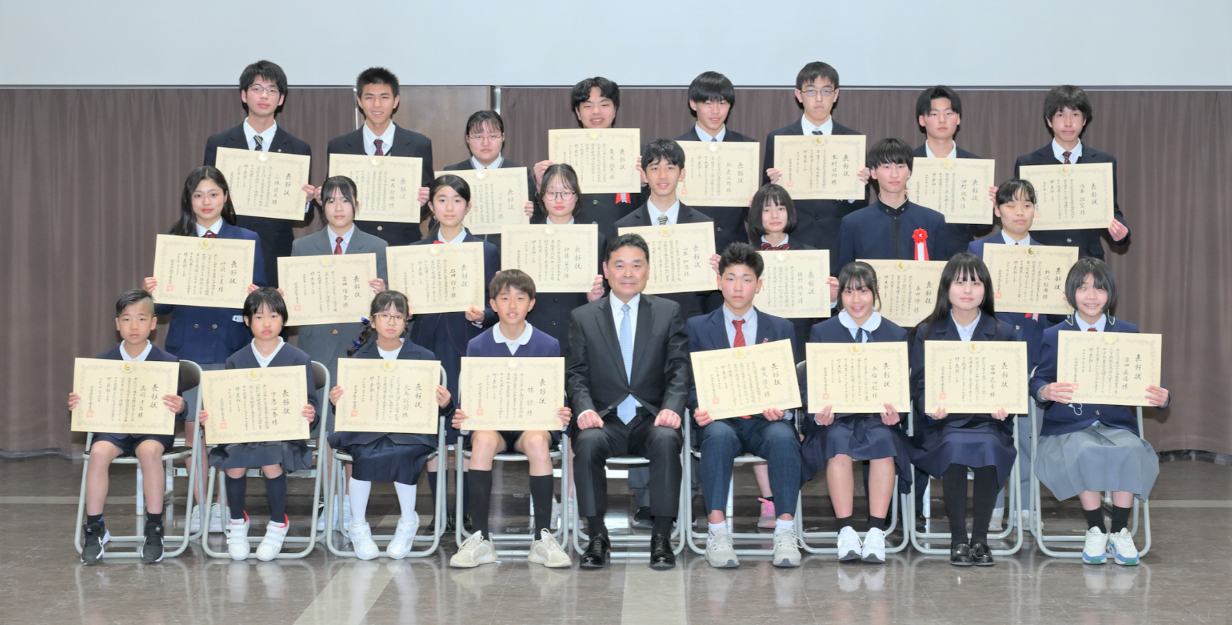 メイプル賞（個人の部）受賞者のみなさん