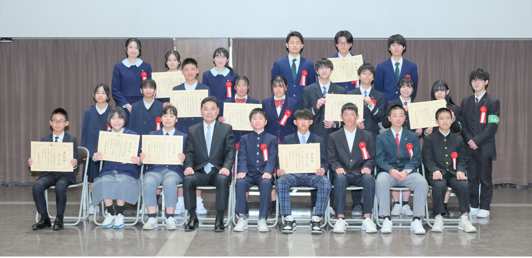 メイプル賞（団体の部）受賞のみなさん