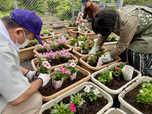 備後落合駅美化活動