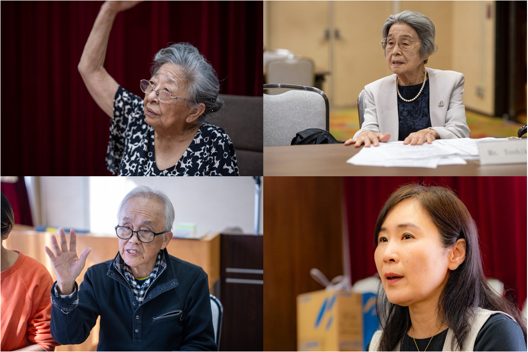  Top left photo: Ms. Koko Kondo  Top right photo: Ms. Yoshiko Kajimoto  Bottom left photo: Ms. Toshiharu Goto  Bottom right photo: Ms. Chiyo Miyazaki