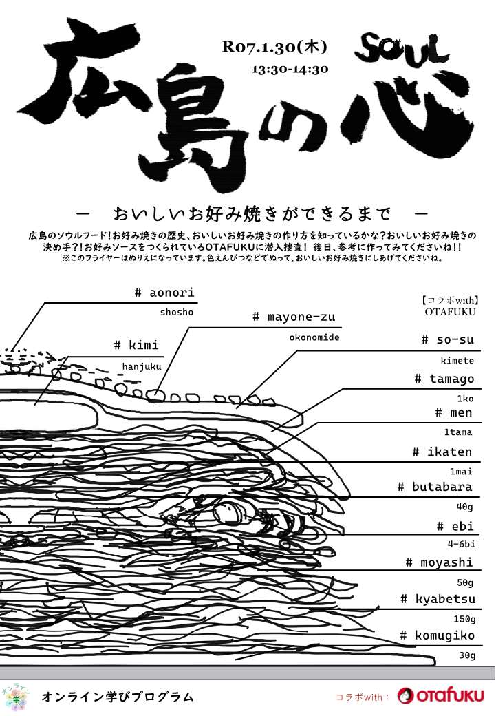 広島の心〈SOUL〉－美味しいお好み焼きができるまで－