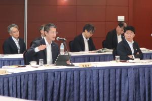 令和７年度第１回中国地域発展推進会議での湯﨑知事