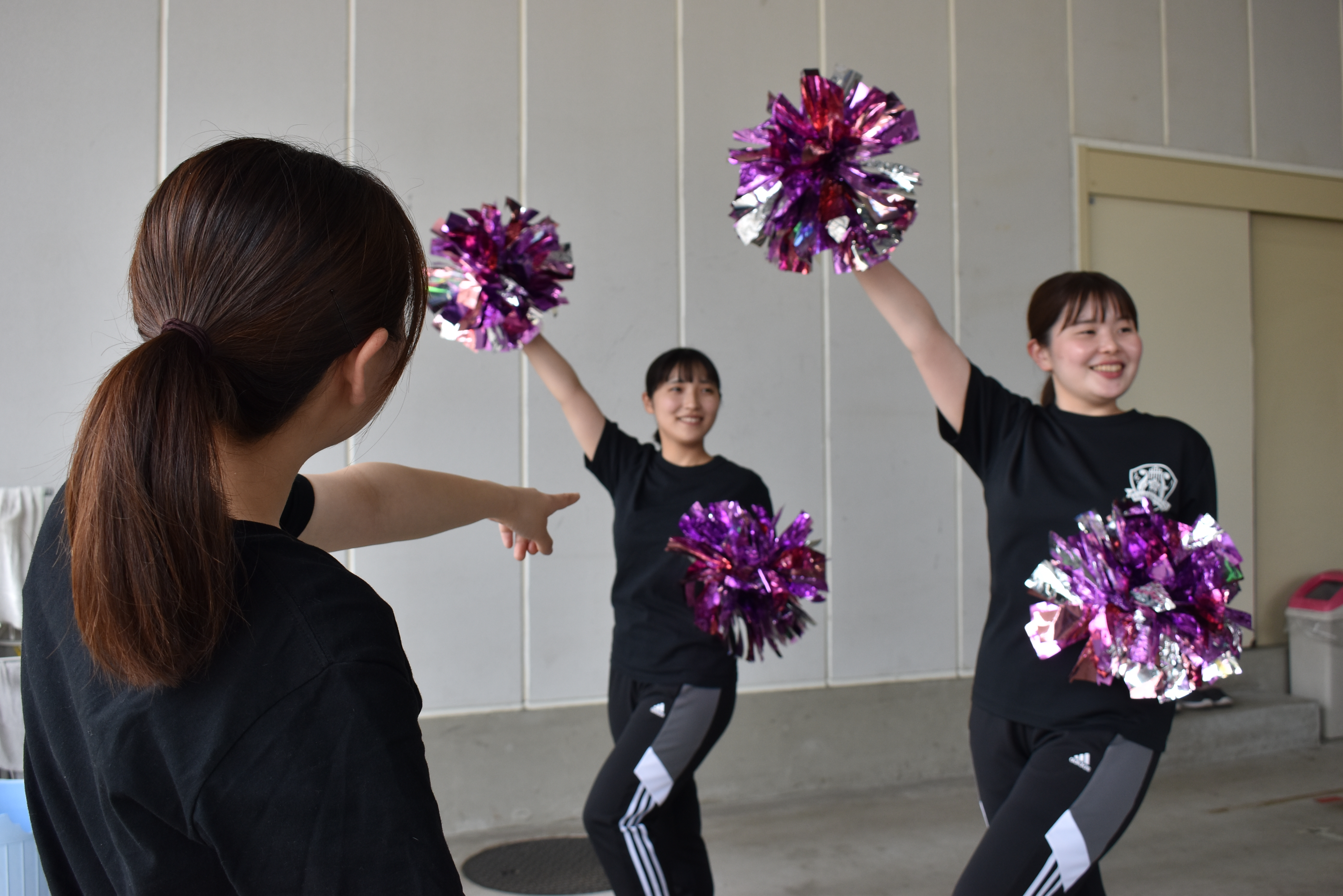 練習するそよぴー