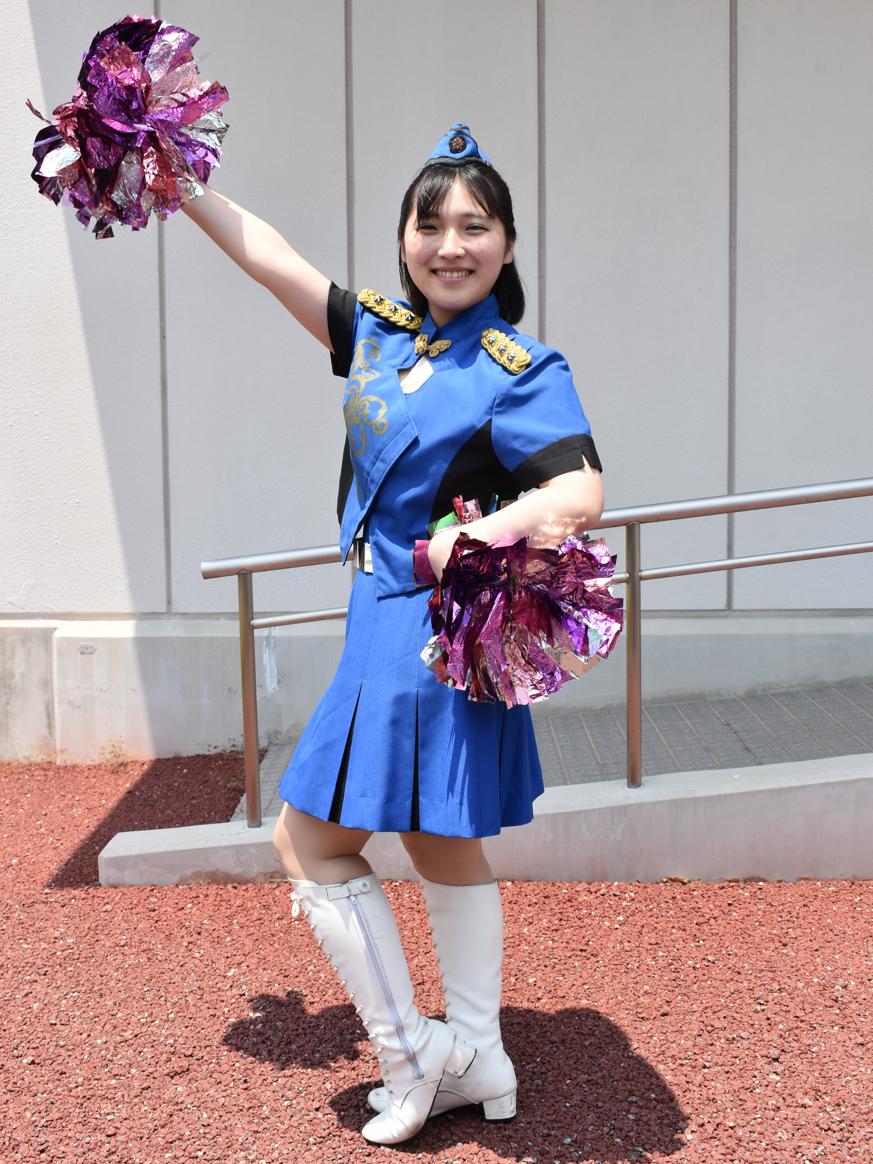 ポーズをとるそよぴー