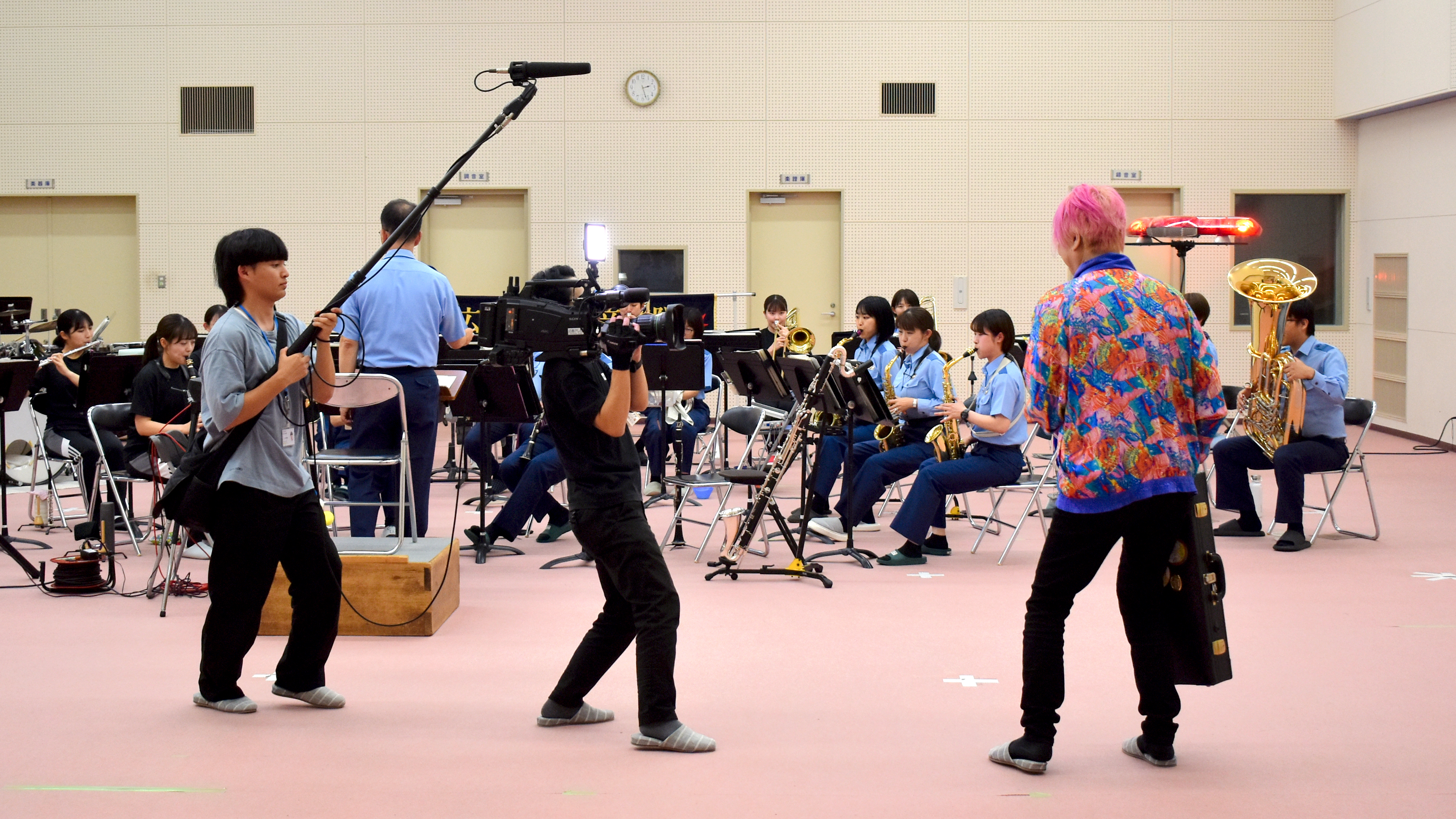 音楽隊と会うたーしー