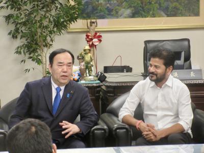 テランガナ州首相表敬訪問