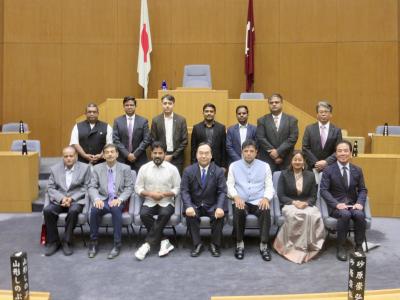 テランガナ州訪問団記念撮影