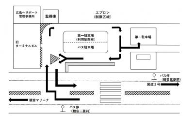 ヘリポート駐車場