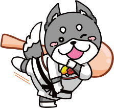 少林寺拳法をするひろしばけん