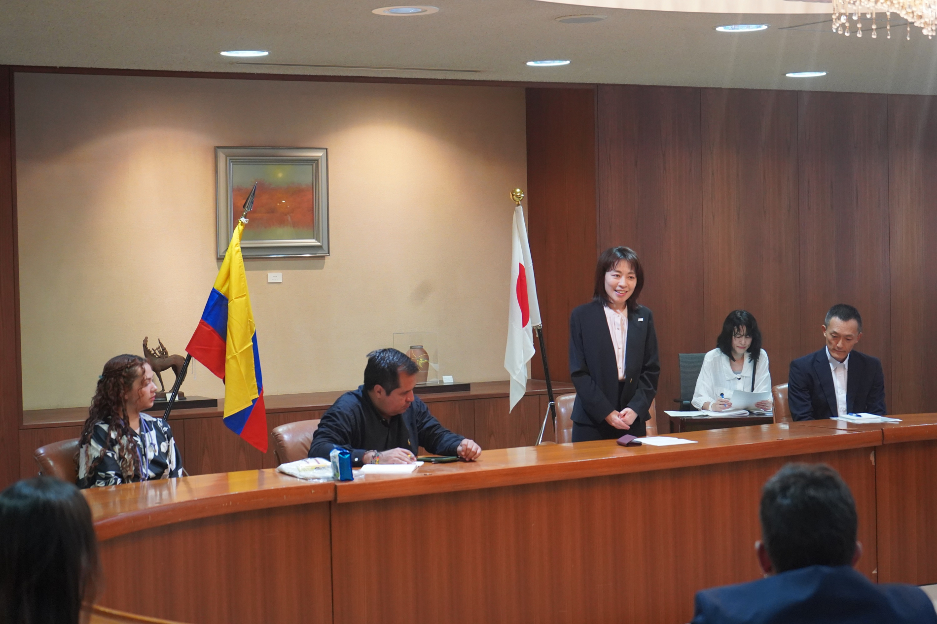 横田副知事から歓迎のご挨拶