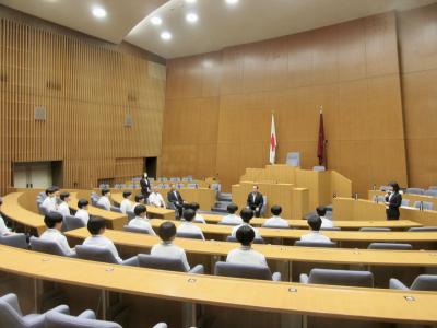 銀河学院議長表敬訪問