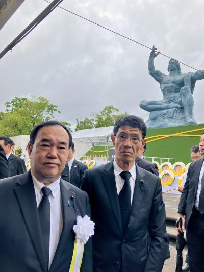 長崎平和祈念式典参列