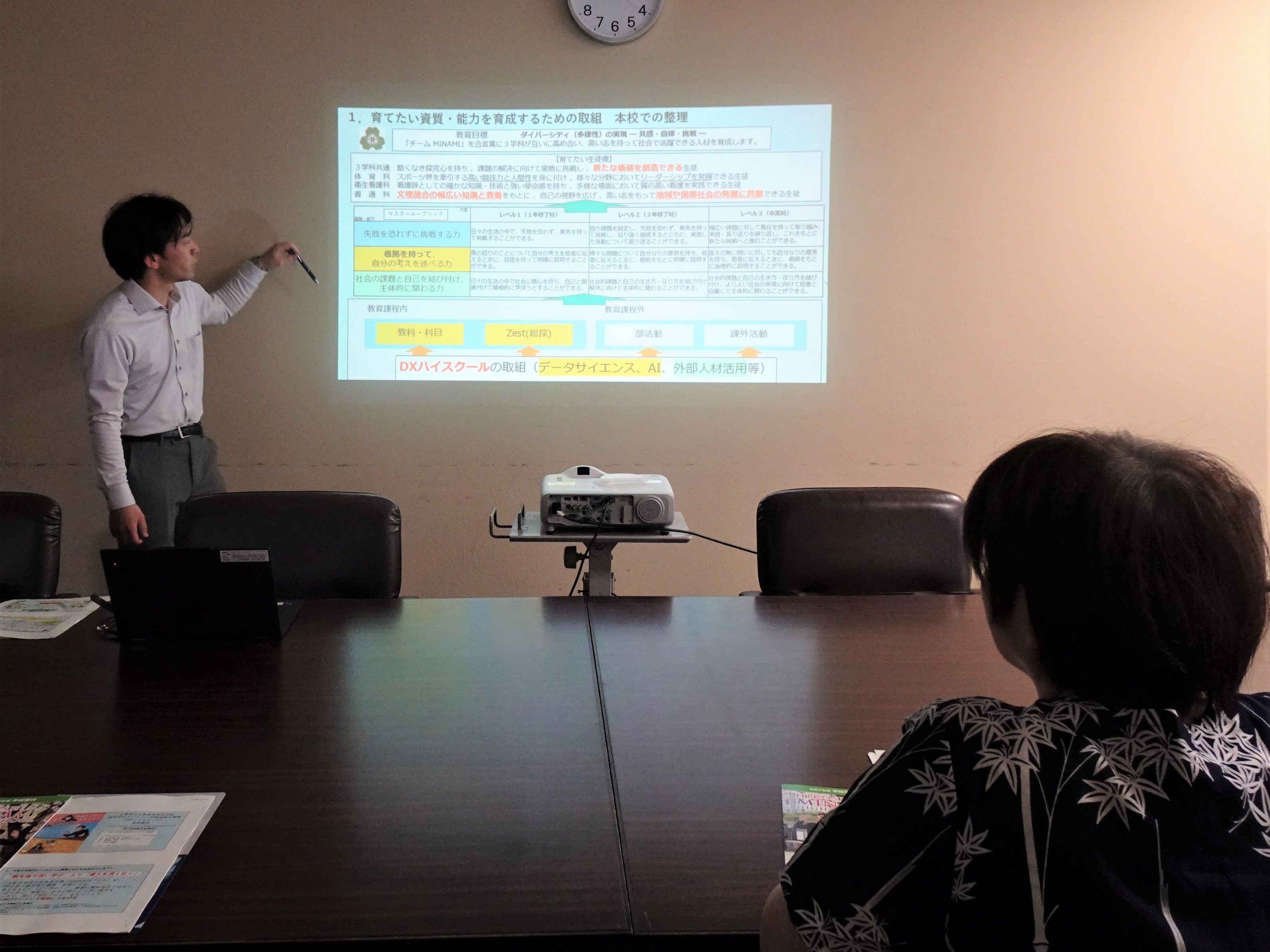 デジタル人材の育成について説明していただきました