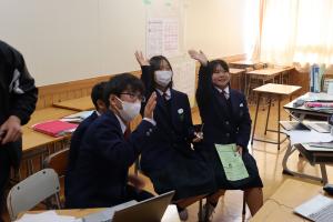交流授業の様子