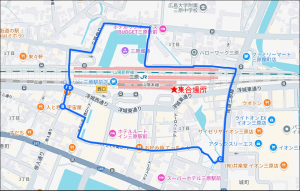 三原城周辺地図