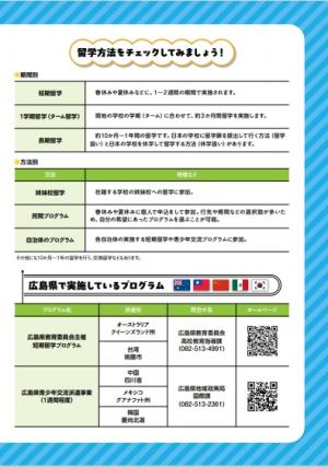 留学リーフレット３