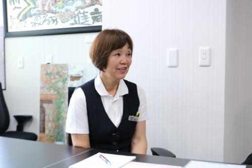 リスキリング推進担当の向井事務長