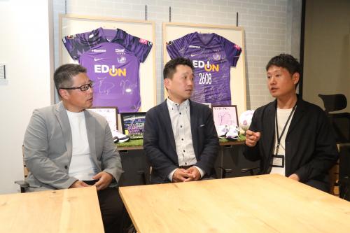 川崎執行役員、祝リーダー、新谷リーダー