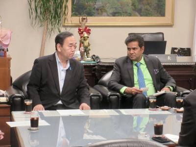 テランガナ州特別主席秘書官表敬訪問