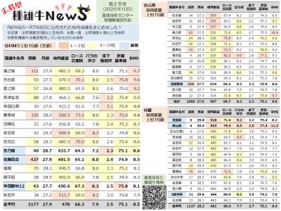 種雄牛ニュース25号