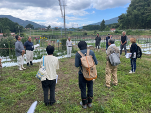 現地ほ場での交流会