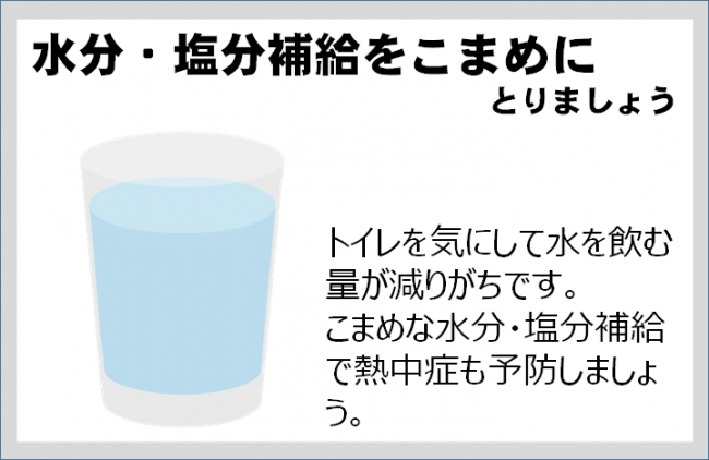 水分塩分補給