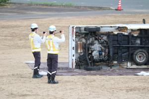 被害状況把握・情報収集伝達訓練​↓