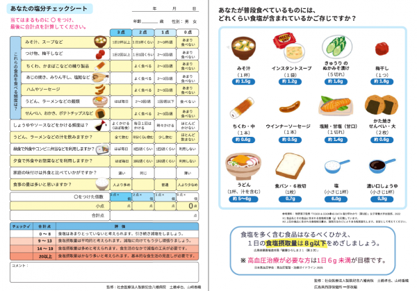 塩分チェックシート(西部改編版2025)