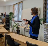 作業見学の様子