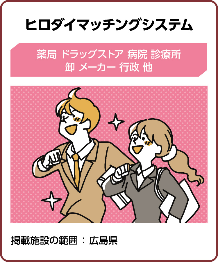 ヒロダイマッチングシステム 薬剤師確保・求職・就活・就職