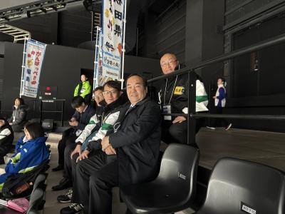 フュギュアスケート会場視察