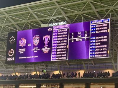 スタジアム内大型ビジョン