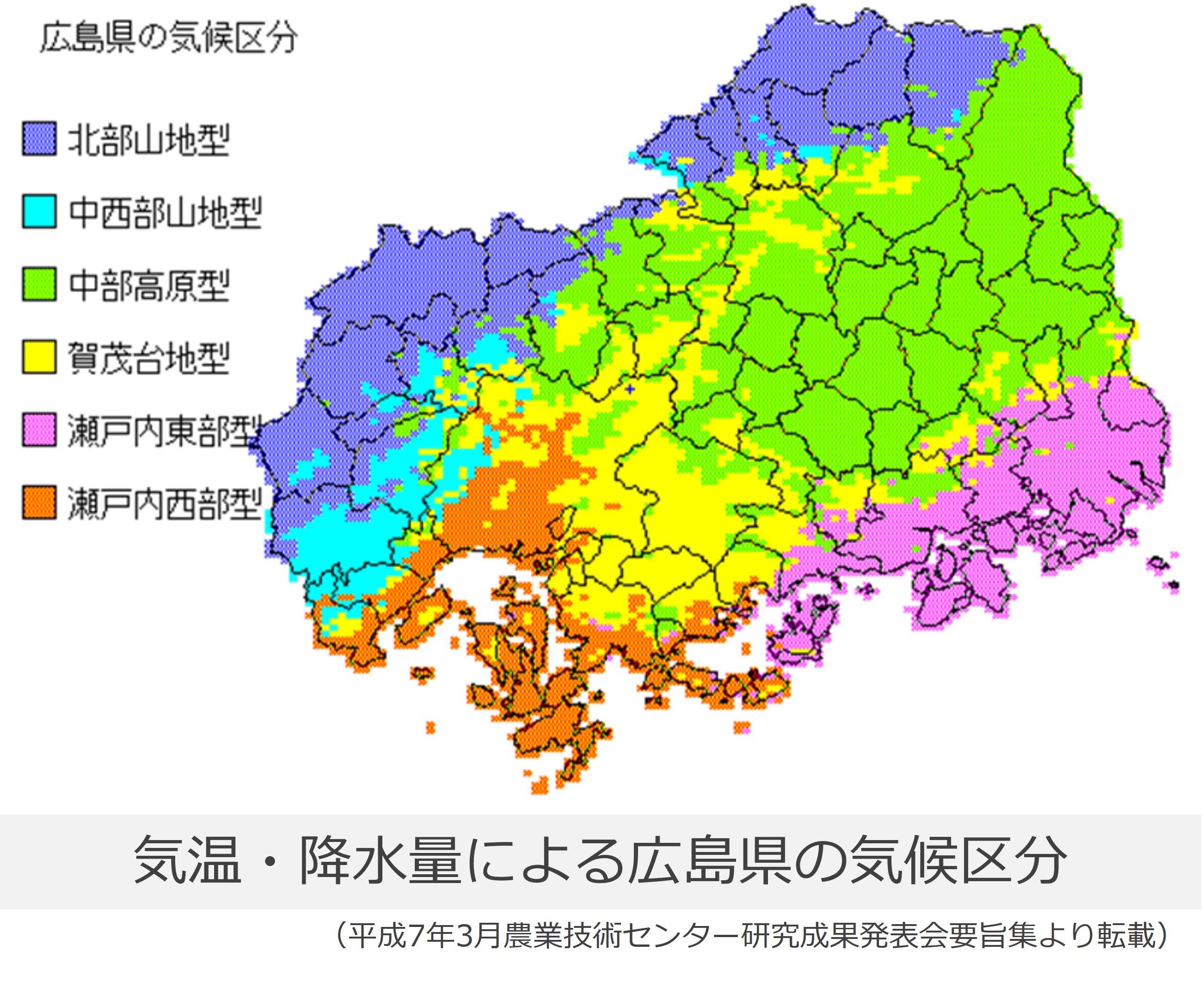 広島県の気候気分図