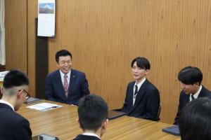 発表後の教育長との対話２