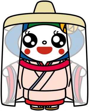 せんちゃん壺装束着用イラスト