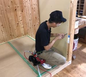 ボード施工
