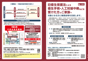 広島県版リーフレット（Q&Aつき）外面