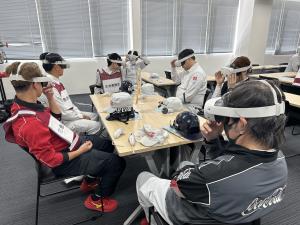 災害VR体験の様子②