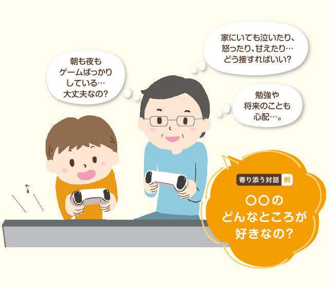 心配な状態が続いているときの対話